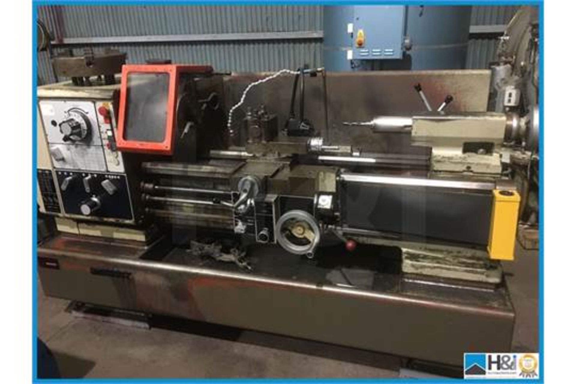 Harrison M400 gap bed lathe with various tooling, chucks etc superb condition Appraisal: Viewing - Bild 5 aus 5