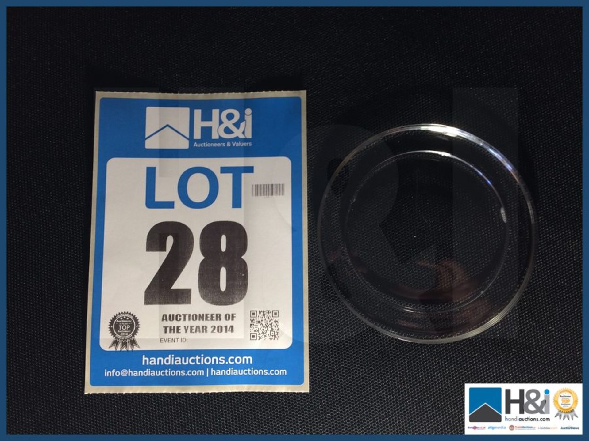 100 X GLASS PLATES (IKEA) 110 MM DIAMETER Appraisal: Viewing Advised Serial No: NA Location: The