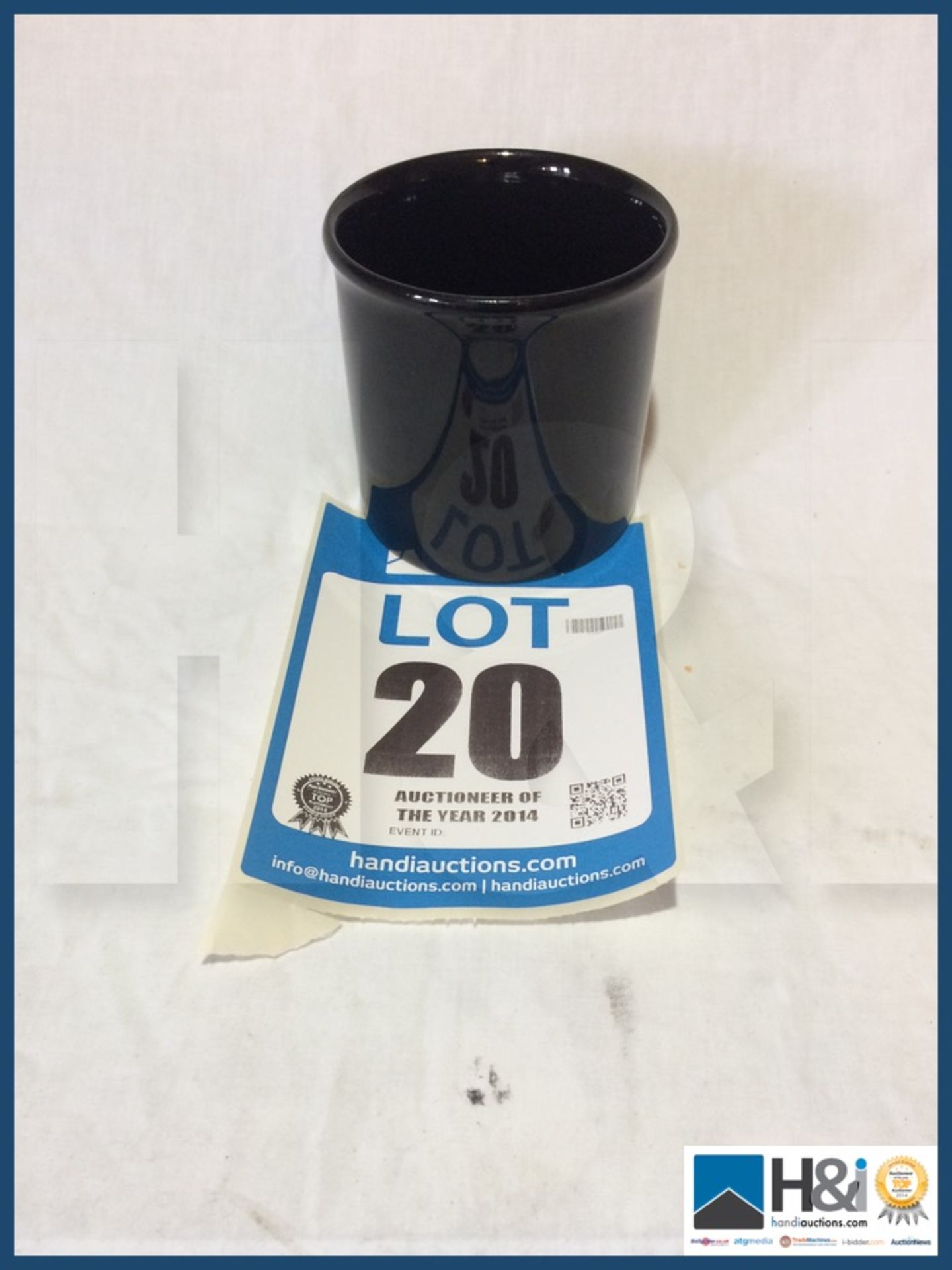 20 X BLACK POTS 100 MM DIAMETER 100MM DEPTH Appraisal: Viewing Advised Serial No: NA Location: The