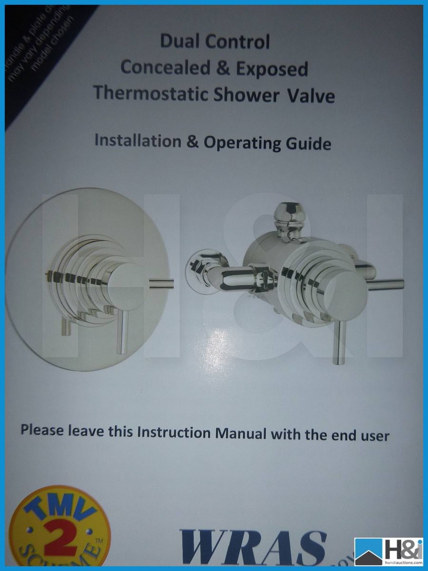 Beautiful designer Ultra ITY309-M traditional exposed dual thermostatic shower valve in polished - Image 3 of 3