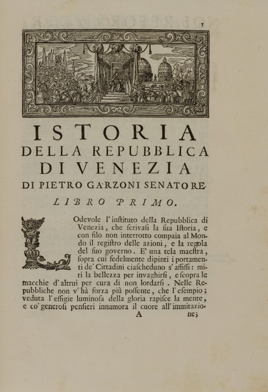 [VENISE]. GARZONI (Pietro). Istoria della Repubblica di Venezia in tempo della sacra Lega Contra - Image 3 of 3