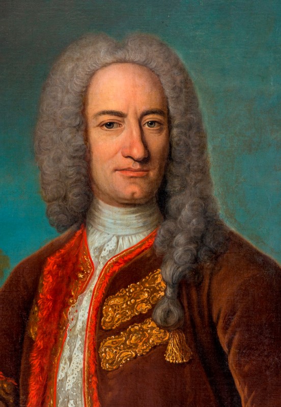 Ecole française du XVIIIe s.- Portrait de Pierre Tronchin (1694-1769)- huile sur toile- 82x65-5 - Image 3 of 4