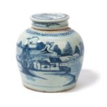 Pot à gingembre couvert- Chine- dynastie Qing- h. 17-5 cm  Ginger jar- China- Qing dynasty- 17-5
