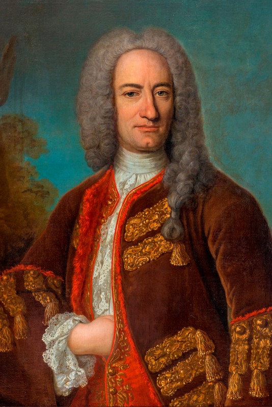 Ecole française du XVIIIe s.- Portrait de Pierre Tronchin (1694-1769)- huile sur toile- 82x65-5 - Image 2 of 4