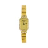 Chopard- montre-bracelet en or 750 sertie diamantsSignée Chopard : cadran- boîte- bracelet- réf.