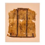 Élément de tunique- tissus copte- Egypte circa Ve s. ap. J.-C.- lin et laine- nombreuses couleurs