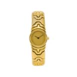Bulgari- Parentesi- montre-bracelet en or 750Signée Bulgari : cadran- boîte- braceletCal. ETA 976