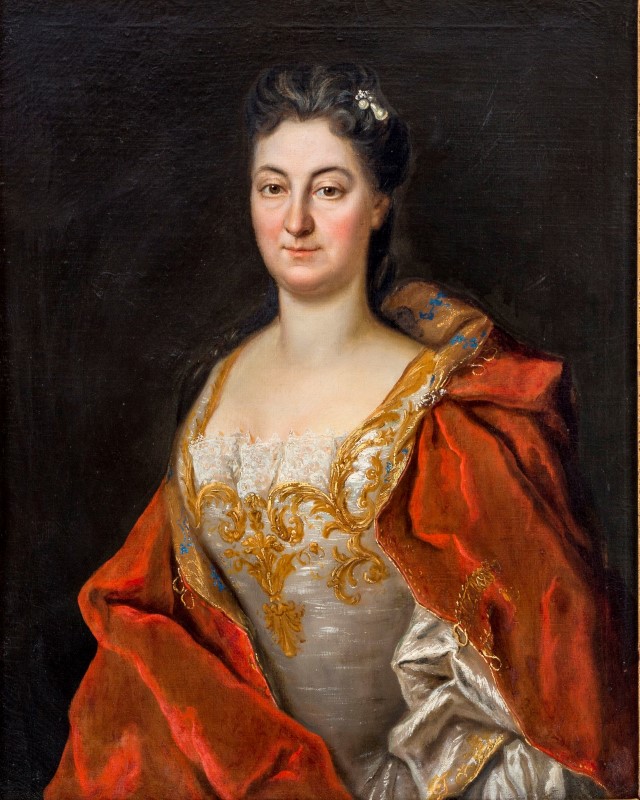 Ecole française du XVIIIe s.- Portrait de François (1704-1798) et Anne Tronchin- paire d'huiles - Image 2 of 6