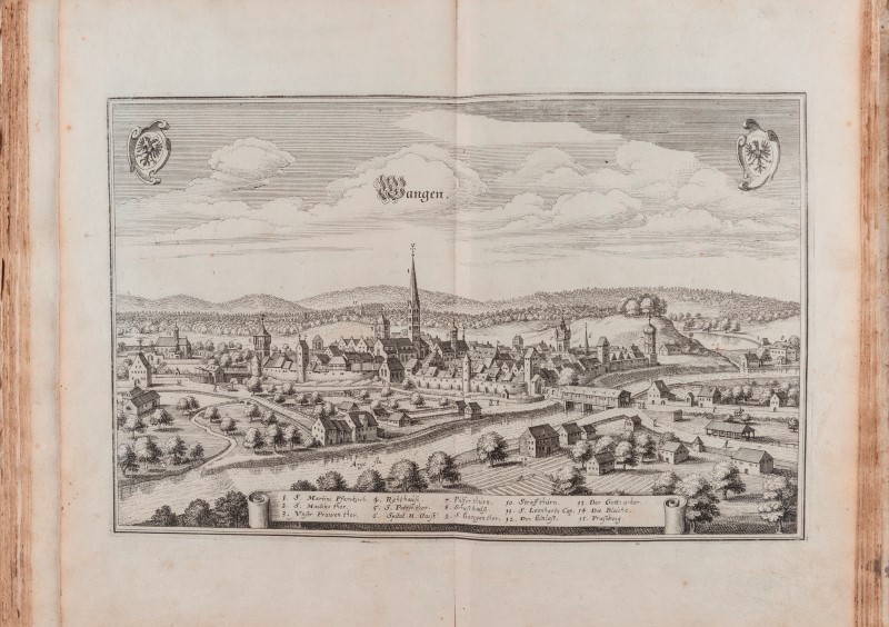 MERIAN (Matthieu) - [ZEILLER Martin]. Topographia Sveviae- das ist Beschreib- und Aigentliche