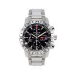 Chopard- Mille Miglia- montre-bracelet chronographe tachymètre en acierSignée Chopard : cadran-