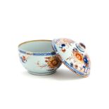 Grand bol couvert en porcelaine Imari- Chine- premier tiers du XVIIIe s.- décor de pivoines et de