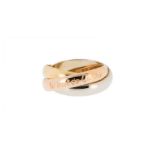 Cartier- Trinity- bague 3 ors 750- signée- doigt 49-9 /