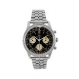 Breitling- Navitimer- montre chronographe télémètre en acierSignée Breitling : cadran- boîte-