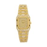 Audemars Piguet- montre-bracelet en or 750 sertie de diamants taille brillant Signée Audemars Piguet