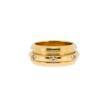 Piaget- Possession- bague en or 750 et son anneau rotatif serti de diamants taille brillant-