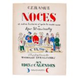 [STRAVINSKY (Théodore)] - RAMUZ (C.F.). Noces et autres histoires d'après le texte russe de Igor