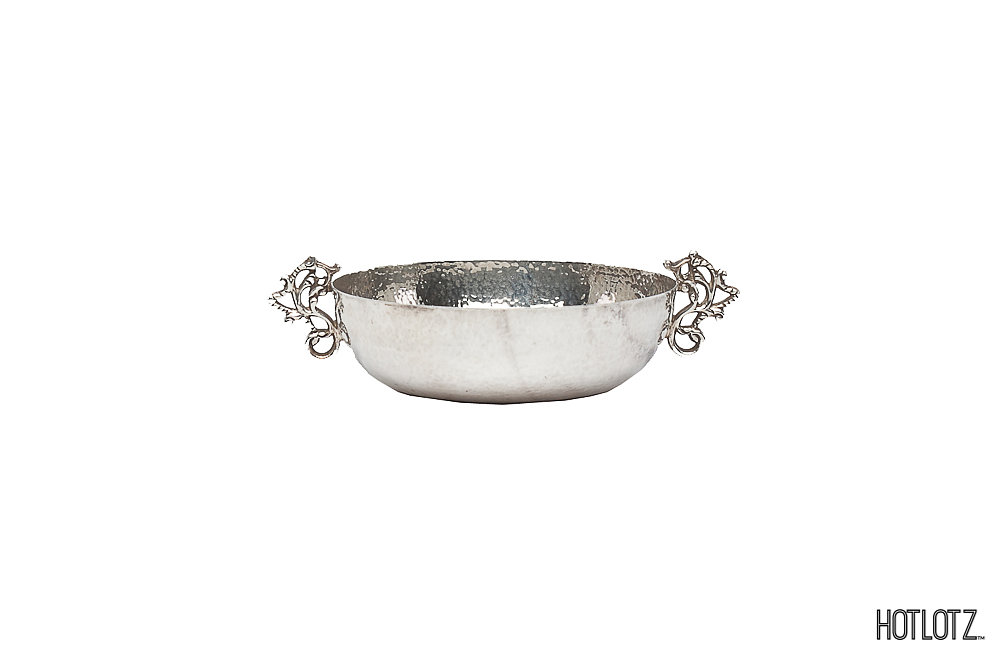 A MEXICAN SILVER TWIN-HANDLED BOWL - Image 3 of 4