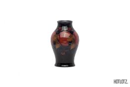 A MOORCROFT 'POMEGRANATE' BALUSTER VASE