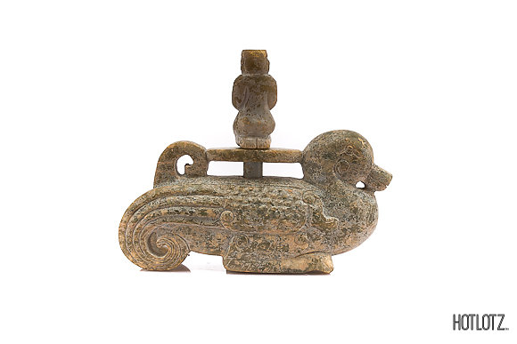 A PAIR OF CHINESE ARCHAIC STYLE DUCKS - Image 7 of 12
