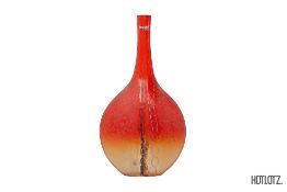 ALFREDO BARBINI, MURANO - A SCAVO GLASS VASE