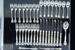 A PART SERVICE OF AMERICAN SILVER FLATWARE