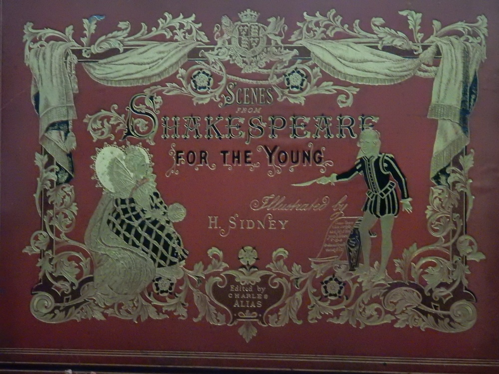 A Victorian edition of Scenes From Shakespeare For The Young illustrated by H Sidney and edited by