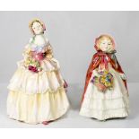 A Royal Doulton figure - Irene HN1621 and a Royal Doulton figure - Grannys Shawl HN1647