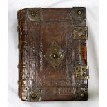 A Breeches Bible imprinted in London by Robert Baker 1603, engraved Old and New Testament titles,