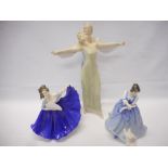 Three Royal Doulton figures - Tango HN3075, Lorraine HN3118 and Elaine HN2791