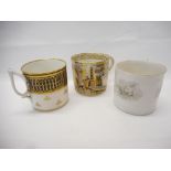 An early 19th Century Worcester Barr Flight and Barr coffee can decorated with shells and