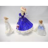 Three Royal Doulton figures - Andrea HN3058, Thank You HN3390 and Figure of The Year Mary HN3375