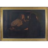 John Collier R.A dated 95. A signed oils on canvas entitled Halloween, framed - 33in. x 49in.