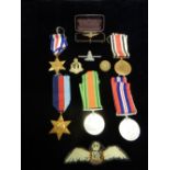 A group of four Second World War medals comprising:- War medal, Defence medal, 1939-45 Star,