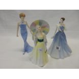 Three Royal Doulton figures - Diana Princess Of Wales, Jane HN2806 and Abigail HN4044