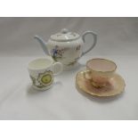 A large quantity of tea and coffee wares including Paragon, Susie Cooper, Tuscan, Shelley etc..