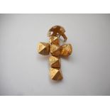 A 9ct. gold Masonic ball charm