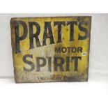 Two enamel advertising signs for Boot Repairs and Sussex Rubbers and Pratts Motor Spirit