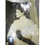 A signed black and white photograph of Margaret Lockwood