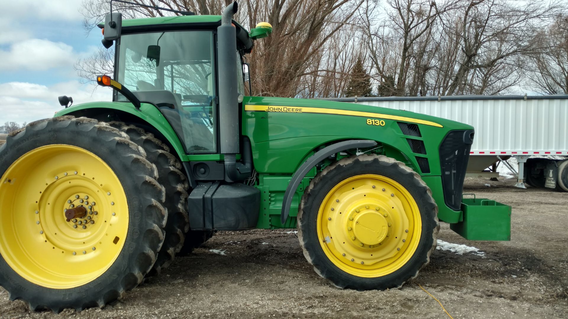 2008 JD 8130FWA, quick coupler, duals, 380/90R/54, buddy seat, 4 hyd. outlets, Starfire Globe, - Image 2 of 5