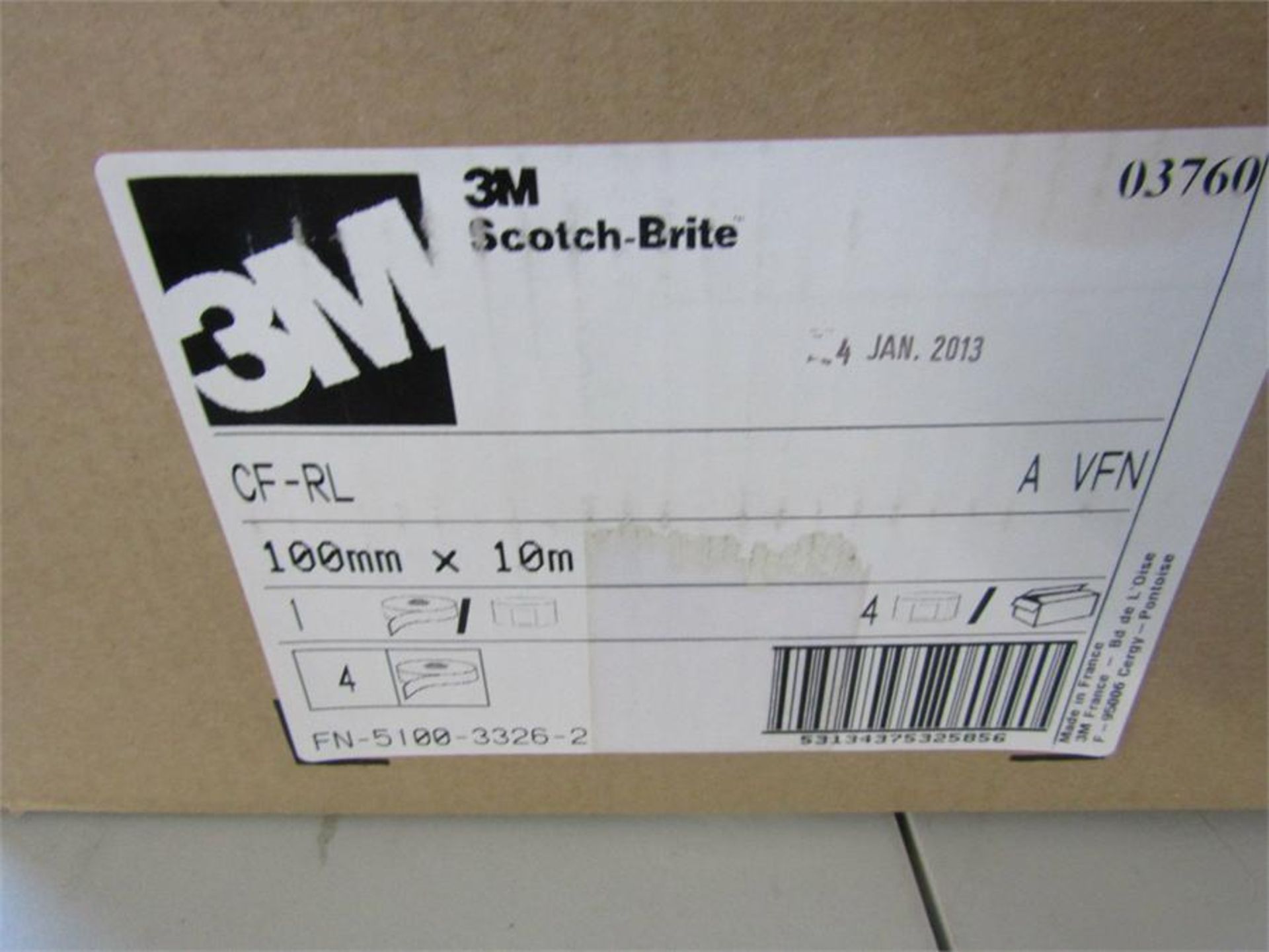 Box of 6 3M 60 Grit Nylon Grinding Disc 150mm Clea - Bild 2 aus 2