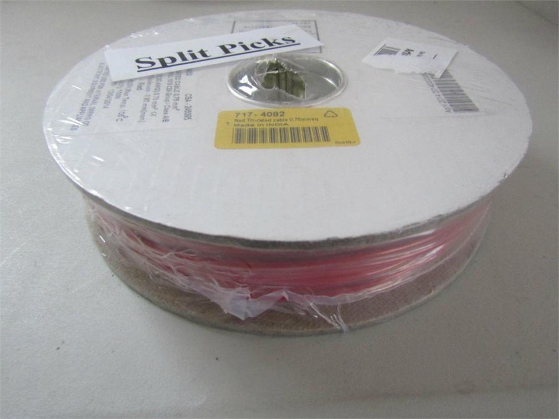 4 x Tri-rated Red PVC Cable 0.75mm² - Switchgear