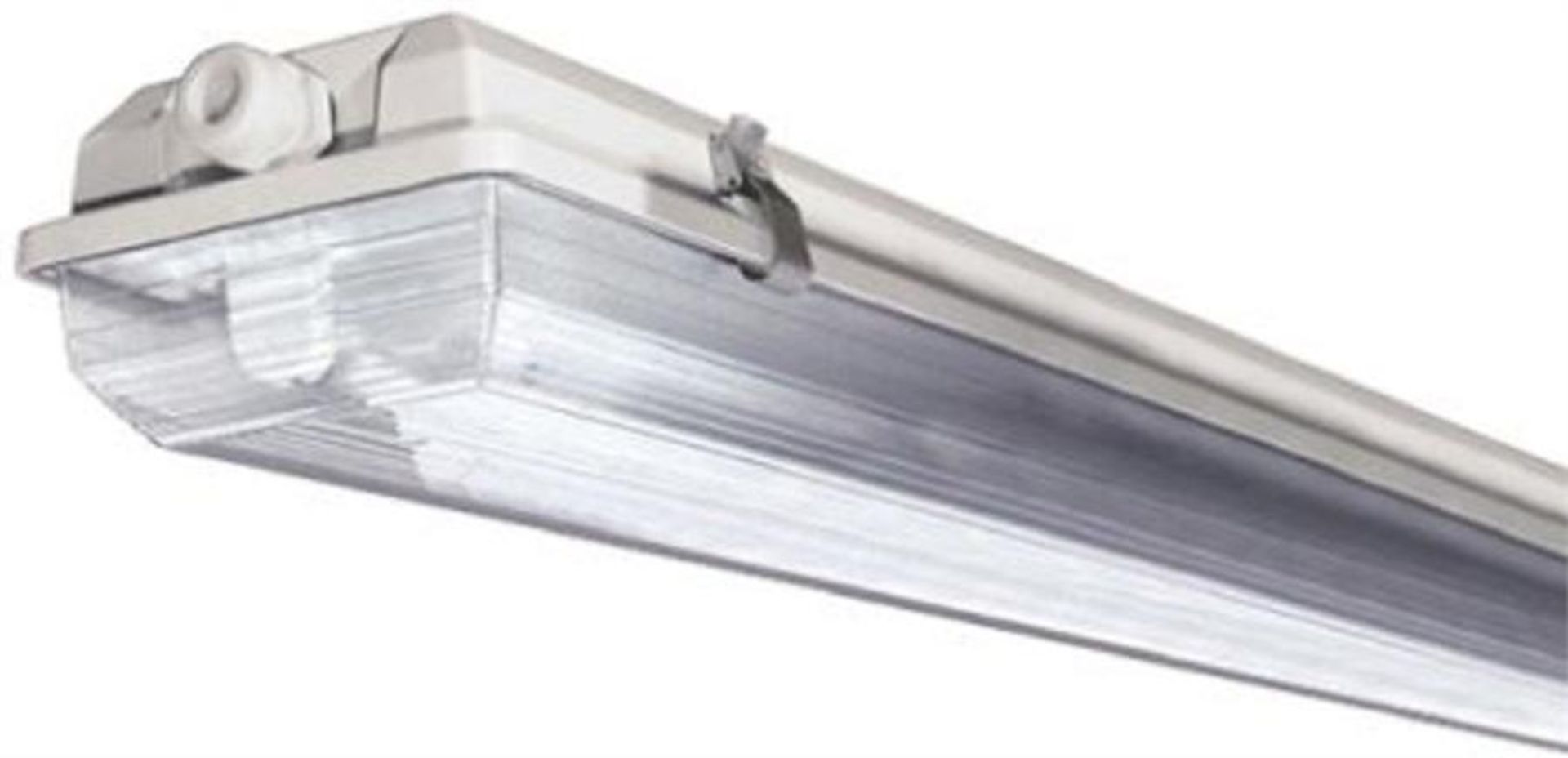 58W Fluorescent Ceiling Light, 230V T8 Single Lamp