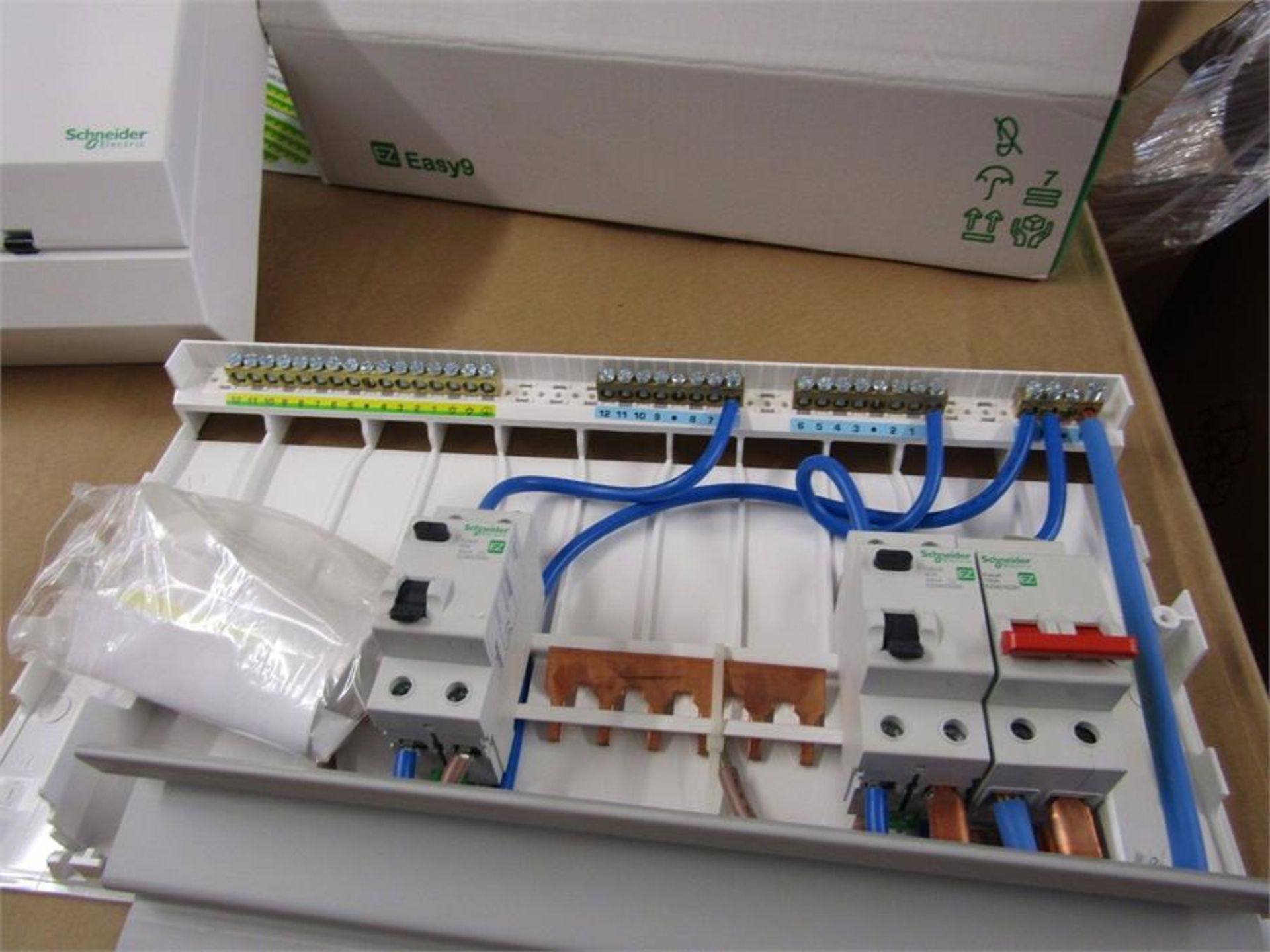 4 x Schneider Electric 6 Way 100a Consumer Unit