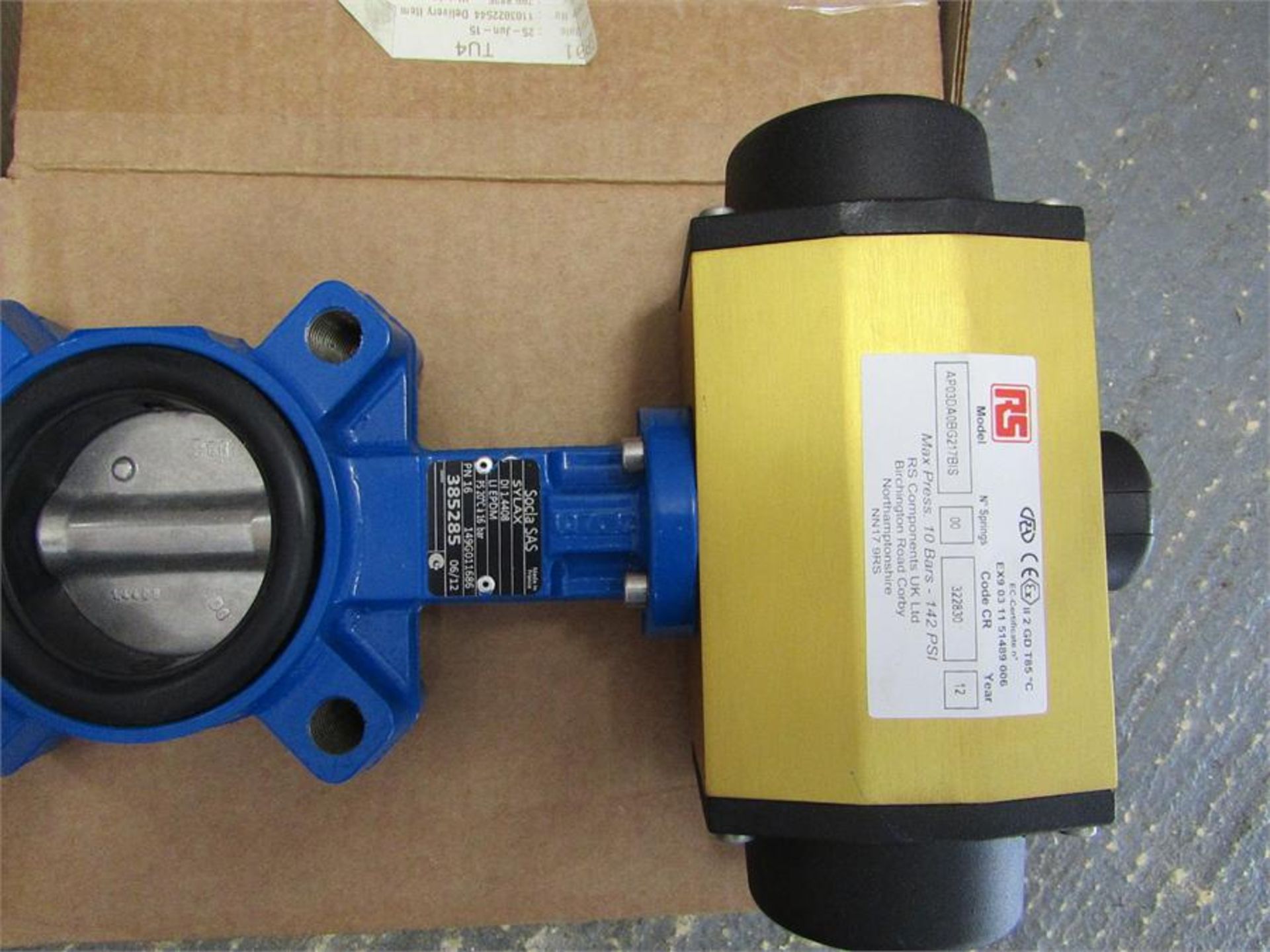 Double Acting Pneumatic Actuated Butterfly Valve