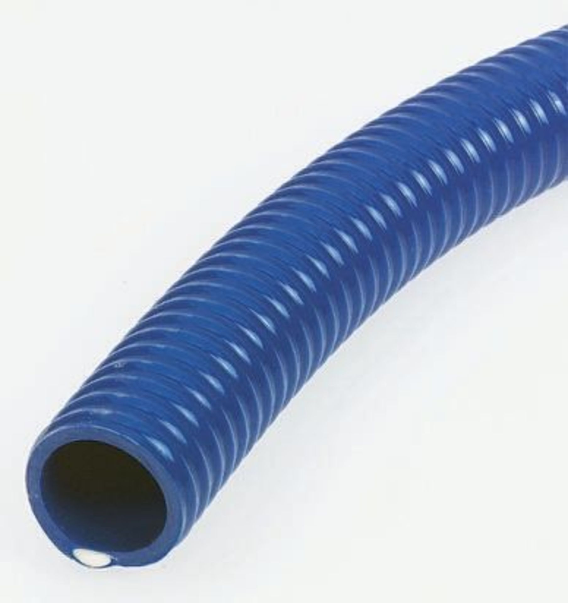 10m Reel 3 Inch Blue PVC Hose / Pipe Oil Resistant