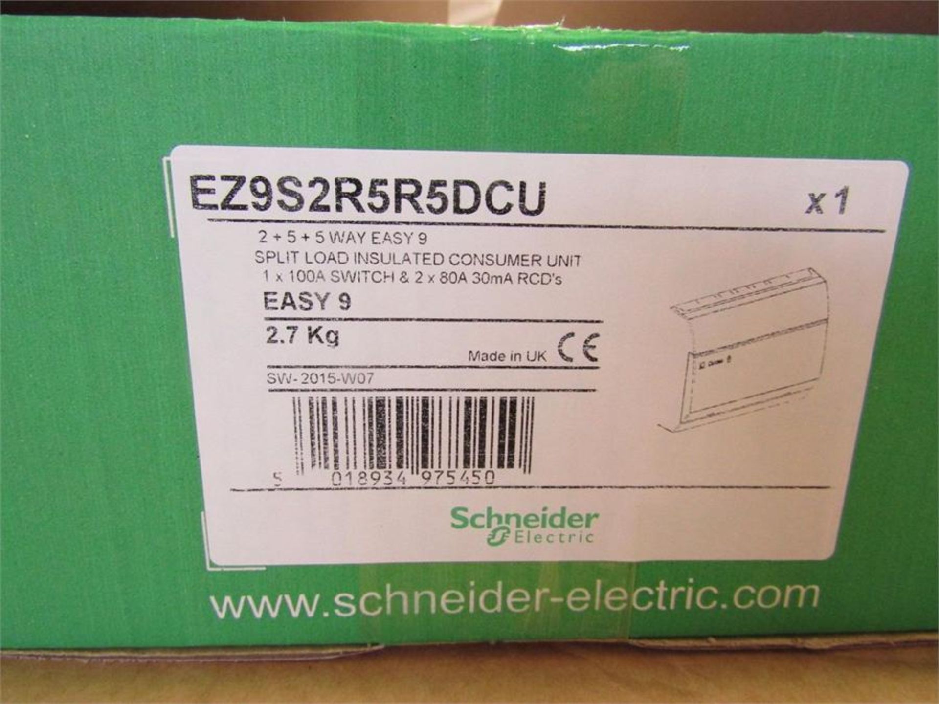 2 x Schneider Electric 12 Way 100a Consumer Unit - Image 3 of 3