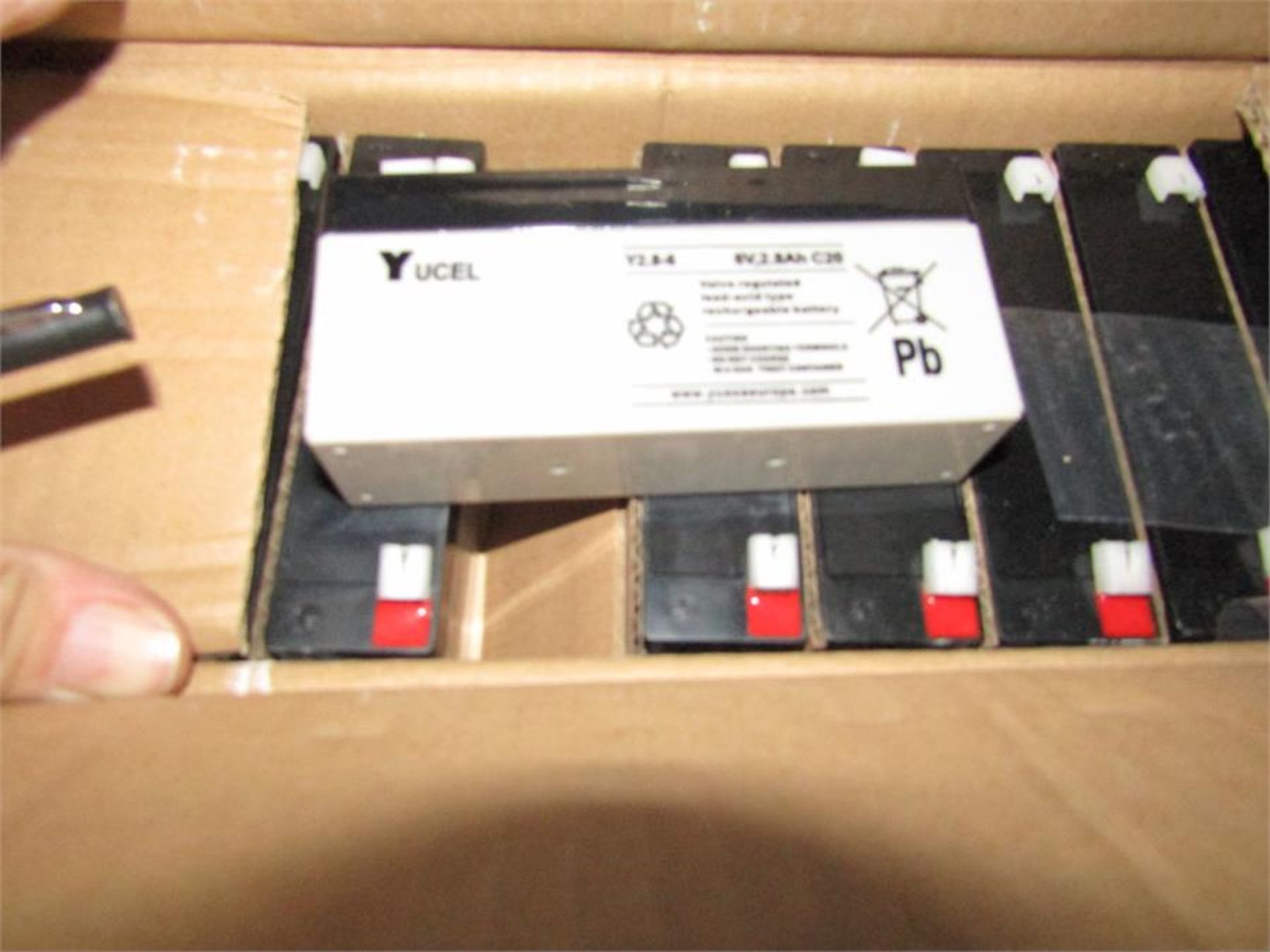 100 x YUASA Y2.8-6 Rechargeable Battery, 6V Lead Acid 2.8 Ah Quick Connect 130613 - Image 2 of 3