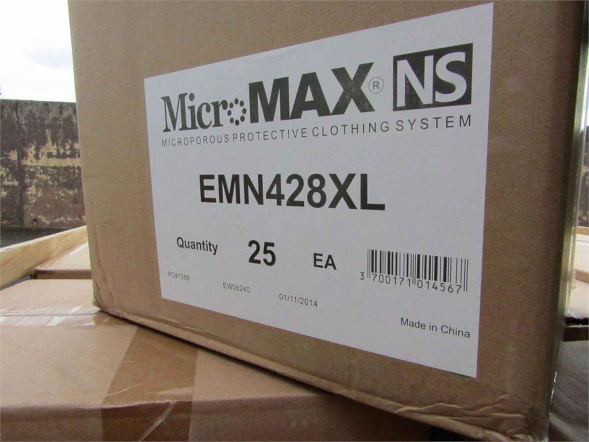 BOX of 25 Lakeland Micromax NS Disposable Suit XL - Image 3 of 3