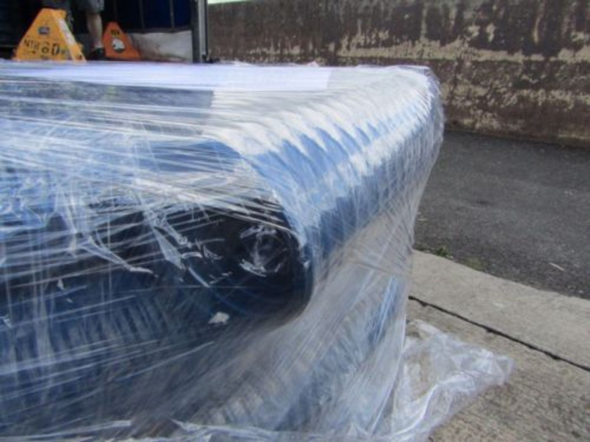 10m Reel 3 Inch Blue PVC Hose / Pipe Oil Resistant - Image 2 of 2