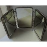 Vintage Folding Travelling Mirror.